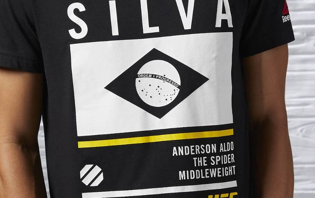 Reebok mistura nome de Aldo e Anderson em camiseta. Foto: Reprodução