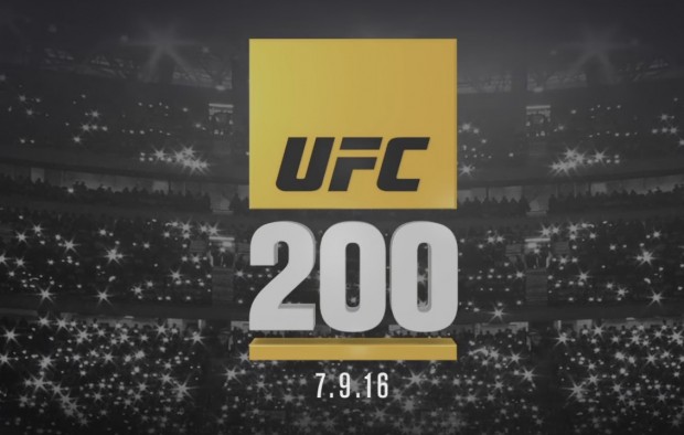 UFC 200 acontece no dia 9 de julho de 2016. Foto: Reprodução