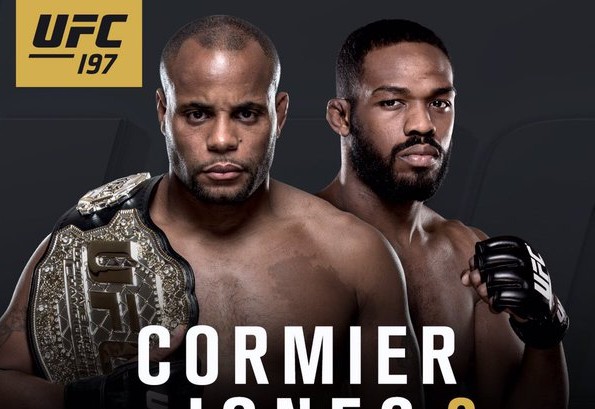 Jones e Cormier fazem revanche no UFC 197. Foto: Divulgação/UFC