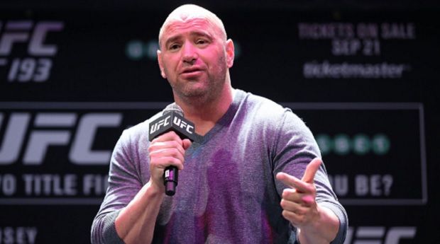 Dana (foto) falou sobre o futuro de N. Diaz. Foto: Josh Hedges/UFC