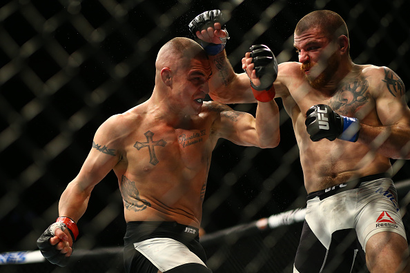Sanchez bateu Miller em duelo de veteranos. Foto: Divulgação/UFC