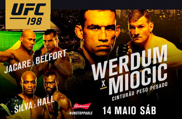 UFC 198 acontece no dia 14 de maio. Foto: Divulgação