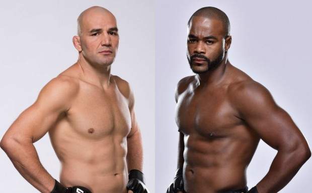 Glover (esq.) x Rashad (dir.) será a nova luta principal na Flórida. Foto: Divulgação/UFC
