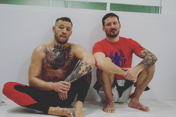 McGregor (left) is a student of Kavanagh (right) at SBG Ireland. Photo: Reproduction