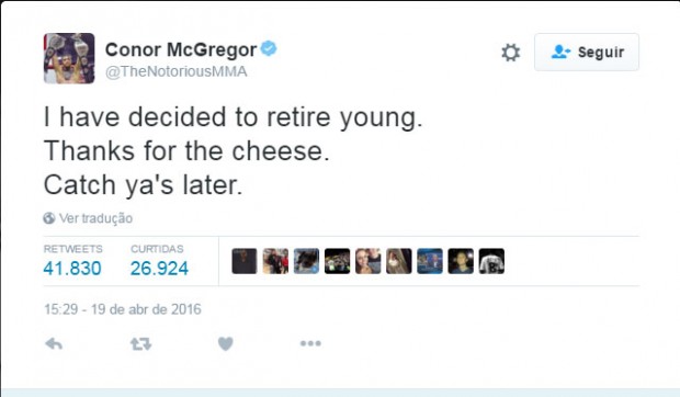 McGregor-aposentado