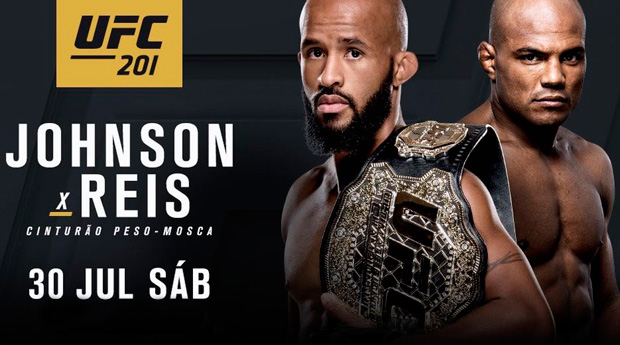 Johnson x Reis será o co-main event do UFC 201. Foto: Reprodução
