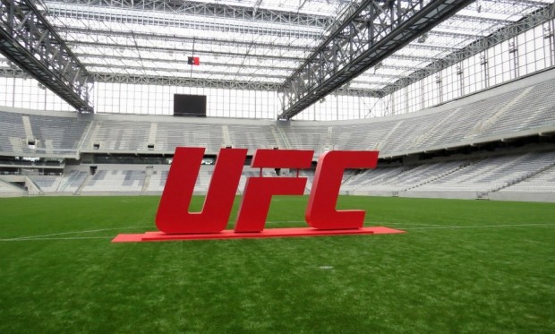 UFC desembarcou na Arena da Baixada no sábado (14). Foto: Reprodução
