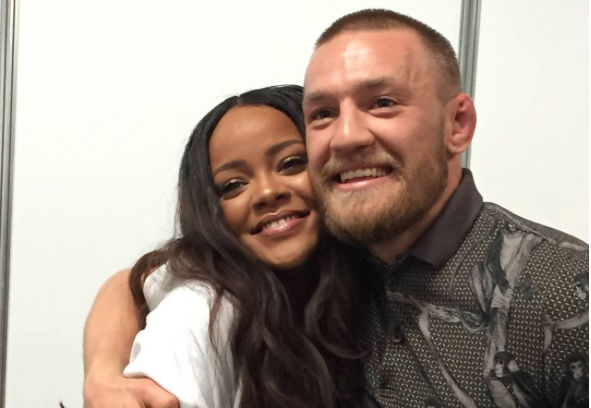 McGregor tintou Rihanna em show na Irlanda. Foto: Reprodução