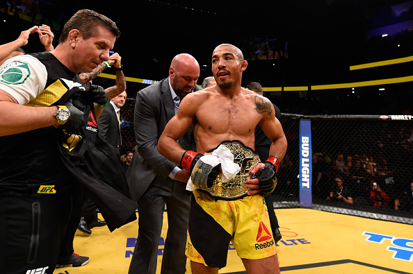 Aldo conquistou o cinturão interino dos penas do UFC. Foto: Josh Hedges/Zuffa LLC
