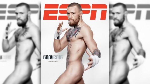 McGregor saiu na revista Body Issue, da ESPN. Foto: Divulgação