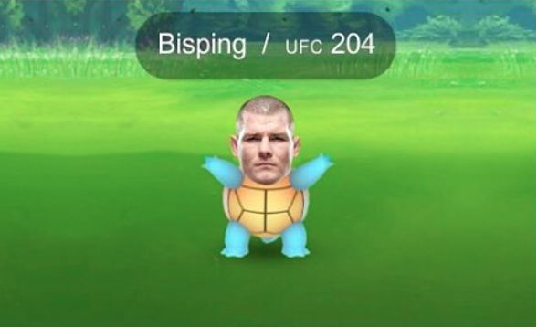 Bisping virou Pokemon em provocação de Jacaré. Foto: Reprodução