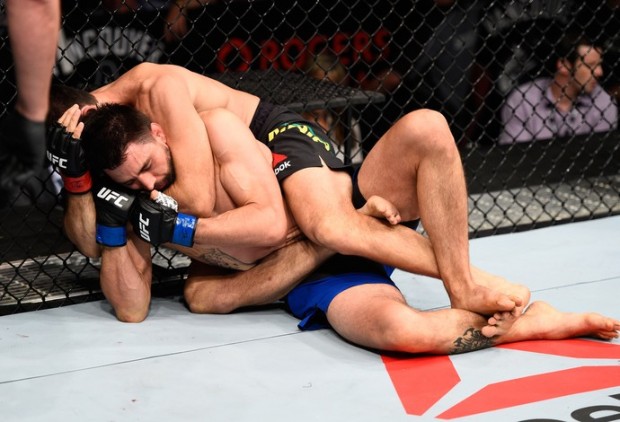 Demian finalizou C. Condit no UFC Vancouver. Foto: Getty Images