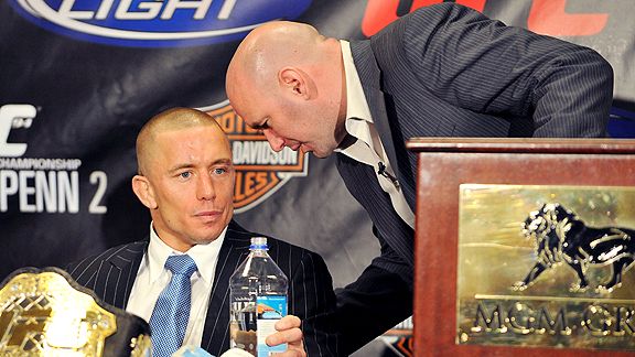 GSP (left) and Dana (right) are negotiating (Photo: Disclosure / ESPN)