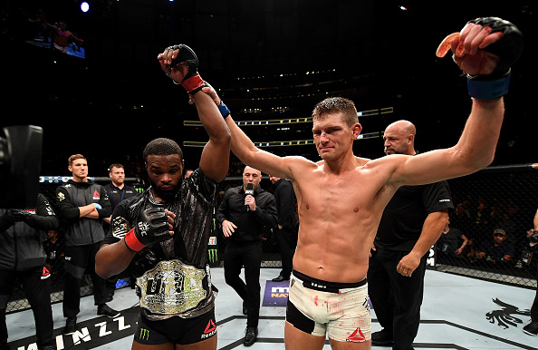 Woodley retained the welterweight belt. (Photo: Getty Images)
