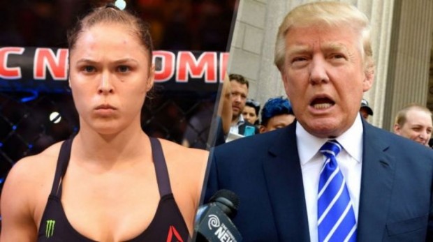 Ronda se mostrou orgulhosa de rixa com Trump