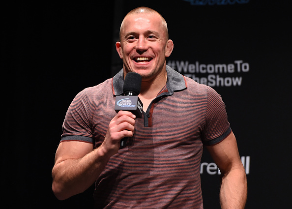 St.Pierre retorna ao UFC contra Bisping (Foto: Getty Images)