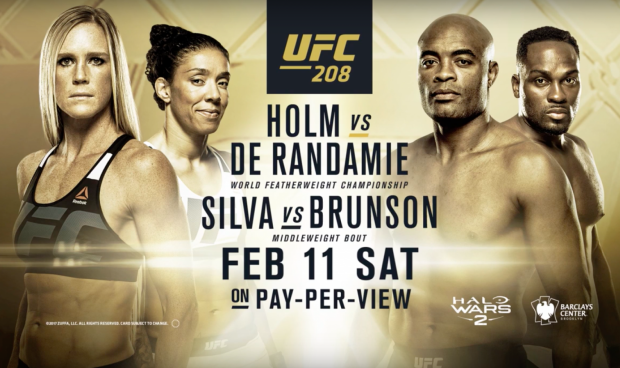 Trailer promocional do UFC 208 foi divulgado nesta terça-feira (17). (Foto: Reprodução) 