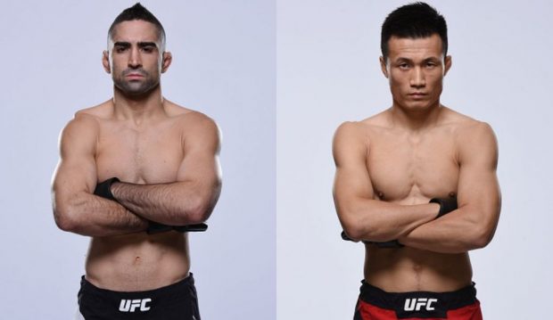 Lamas (esq) e Sung Jung (dir) devem se enfrentar em julho (Fotos: UFC/Montagem: Super Lutas)