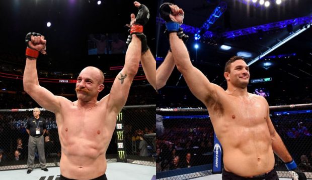 Cummins (esq) e Villante (dir) se enfrentam em julho. (Fotos: UFC/Montagem: Super Lutas)