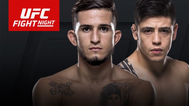 Pettis (left) and Moreno (right) face each other in August (Photo: Disclosure/UFC)
