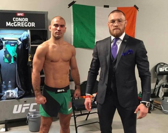 Lobov (right) is a personal friend of McGregor (left) Photo: Reproduction Instagram @thenotoriousmma