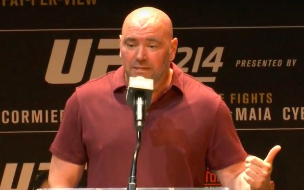  D. White (foto) disse que 2017 foi um sucesso para o UFC Foto; Reprodução Youtube UFC)