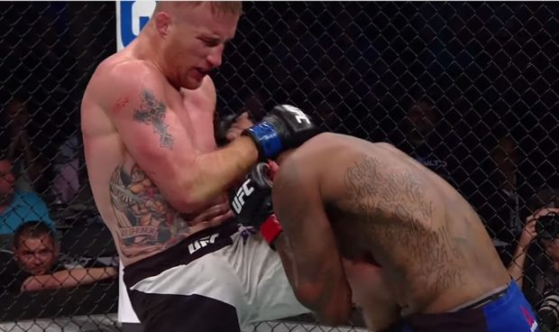 Gaethje (left) defeated Johnson (right) in the TUF 25 Finale. Photo: Reproduction / YouTube / UFC