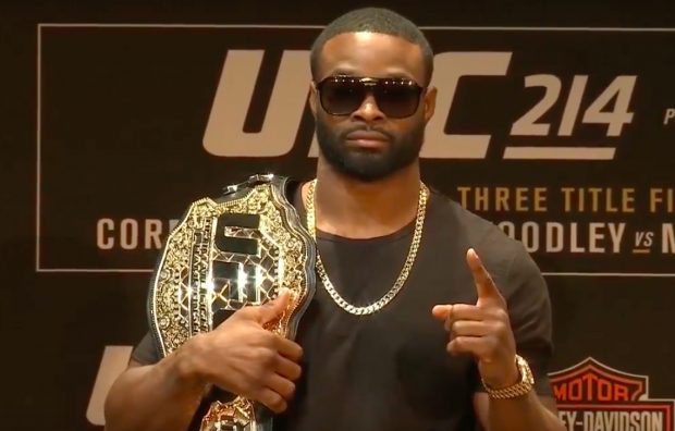 Woodley hasn't fought since July this year (Photo Reproduction/Youtube UFC)