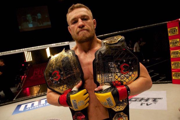 McGregor venceu 12 lutas antes de entrar no UFC (Foto:Reprodução/Facebook UFC)