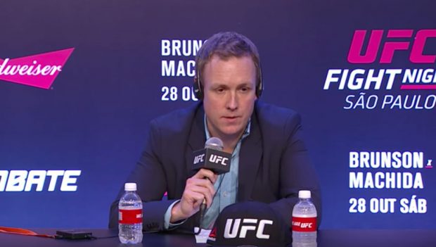 David Shaw (foto) não ficou satisfeito com as declarações de Covington. Foto: Reprodução / YouTube UFC