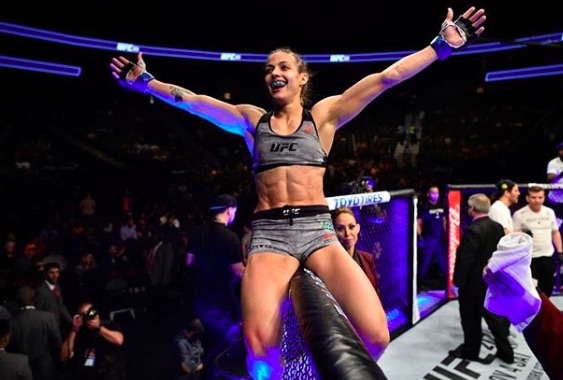 Poliana estreou no UFC com vitória (Foto:Reprodução/InstagramUFCBrasil)