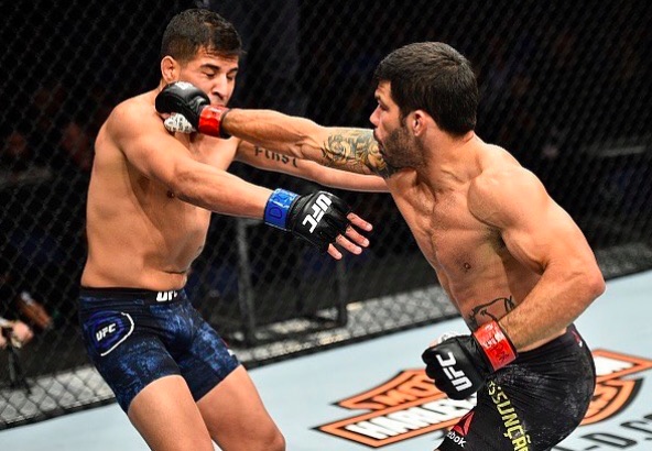 Assunção brilhou com nocaute em Lopez (Foto: Reprodução/Instagram UFCBrasil)