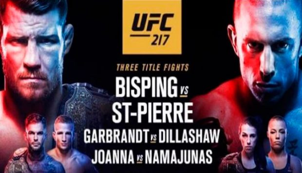 UFC 217 will have three title fights (Photo: UFC Disclosure)