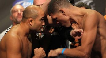 Depois de confusões na luta principal, Nick Diaz e BJ Penn duelam no UFC 137