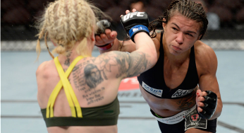 Vídeo: Claudia Gadelha faz história e vence primeira luta peso palha da história do UFC