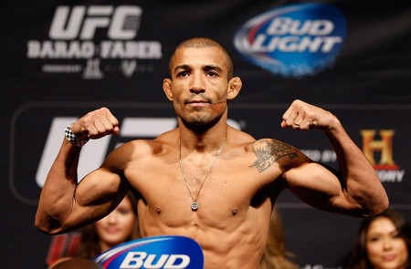 Aldo (foto) e demais atletas do UFC 179 enfrentam a balança nesta sexta-feira. Foto: Josh Hedges/Zuffa LLC