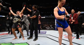 Amanda Nunes runs over Ronda Rousey in 48 seconds and makes history at UFC 207