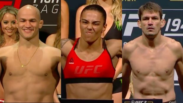Brazilians are underdogs for UFC 211 (Photo: Reproduction/YoUtube - Montage: SUPERLUTAS)