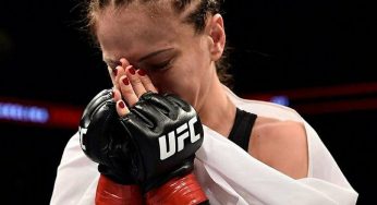 Emocionada, Karolina Kowalkiewicz coloca carreira em xeque após quinta derrota seguida no UFC