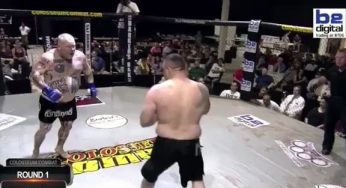Vídeo: Lutador de MMA finge ataque cardíaco e quase vence por nocaute