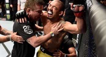 UFC Fortaleza: José Aldo vence Moicano por nocaute e comemora nos braços da torcida