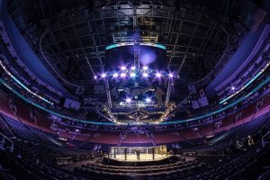 Octagon set up for UFC event. Photo: Reproduction/Instagram @ufc