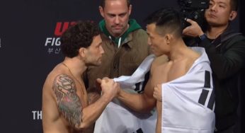 Com pesagem tranquila, Frankie Edgar e Zumbi Coreano garantem luta principal do UFC Busan