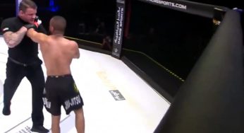 Vídeo: Lutador se recusa a soltar mata-leão, tenta agredir árbitro e é desqualificado