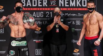 Ryan Bader defende título dos meio-pesados contra Vadim Nemkov no Bellator 244, nesta sexta-feira