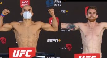 Sem sustos, Marlon Moraes e Cory Sandhagen batem peso e confirmam luta no UFC Ilha da Luta 5