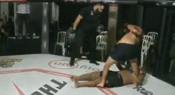 Vídeo: Erro grotesco de árbitro obriga lutador brasileiro a nocautear rival duramente por duas vezes