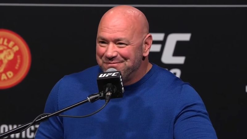 Dana White em coletiva de imprensa do UFC. Foto: Reprodução/YouTube
