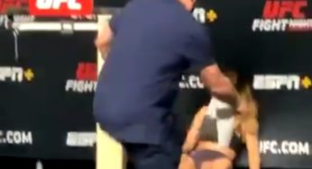 Vídeo: Lutadora desmaia em pesagem e tem luta cancelada no UFC Las Vegas 22