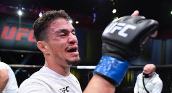 Felipe Cabocão dedica vitória no UFC Vegas 25 à sua mãe, que enfrenta batalha contra o câncer